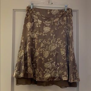 J. Crew floral print skirt